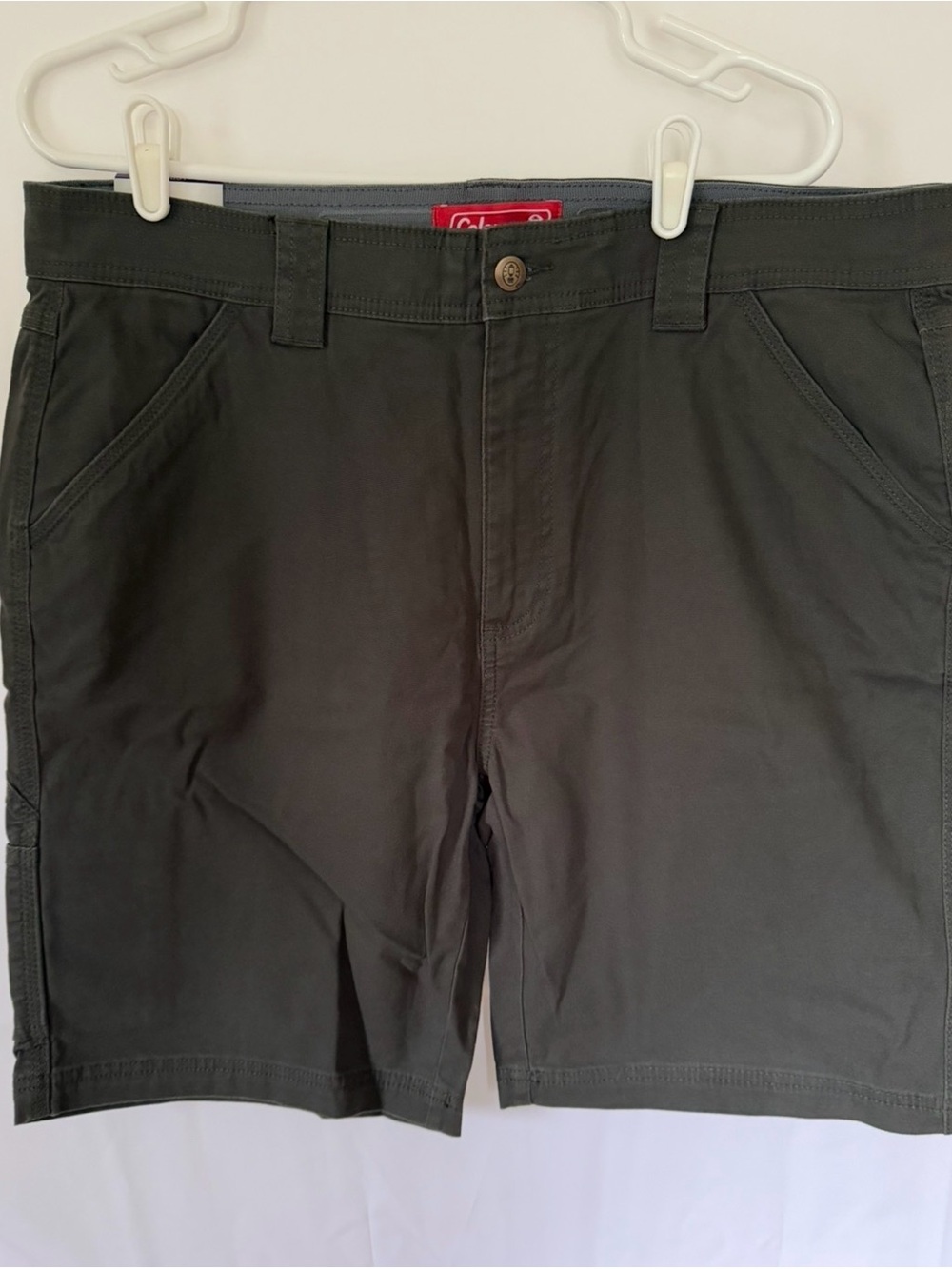Coleman Men's Flat Front Shorts in Olive Green